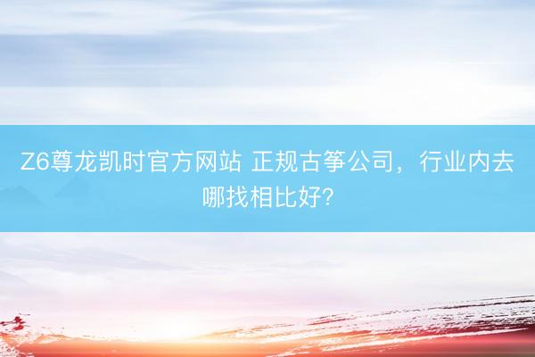 Z6尊龙凯时官方网站 正规古筝公司，行业内去哪找相比好？